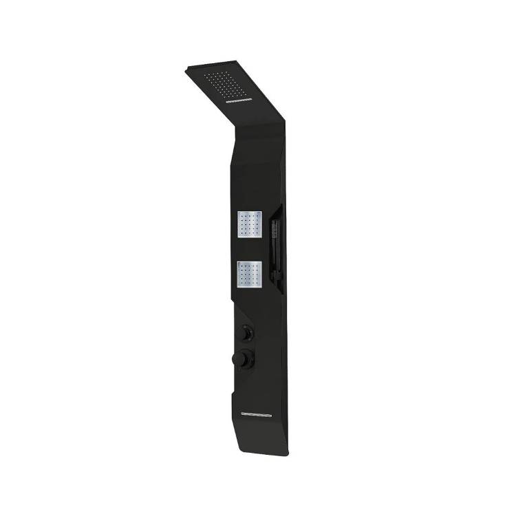 Душевая панель Taliente TA-G-A05B/Bb+s черная