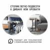 Стол Bradex Home Shuttle FR 0690 многофункциональный, темное дерево, черный фото 11