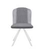 Стул Дик DikLine 299 00-00074696 NS10 GREY/C50 светло-серый, ножки белые фото 2