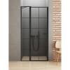 Дверь в нишу NEW TRENDY NEW SOLEO BLACK одинарные 90x195 D-0279A (черный) фото 2