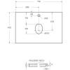 Столешница Belbagno KEP-70-BO 71.6x46.8x1 Bianco Opaco фото 2