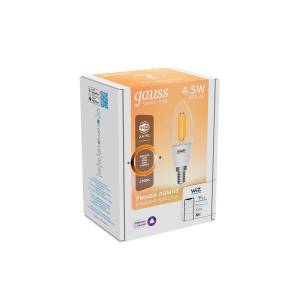 Лампа светодиодная диммируемая филаментная Gauss Smart Home 1230112