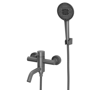 Смеситель для ванны Rush Melos SUS1101-44Grey графит