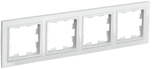 Рамка 4-постовая IEK Brite BR-M42-K01 белый