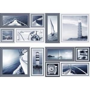 Декор Mallol Genova Decor Memories Azul-2 50x75