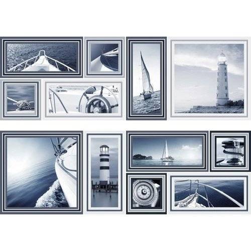 Декор Mallol Genova Decor Memories Azul-2 50x75