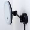 Косметическое зеркало Wasserkraft K-1004Black с подсветкой фото 4