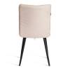 Стул Tetchair Bari LT 25240 бежевый, черный, велюр фото 4