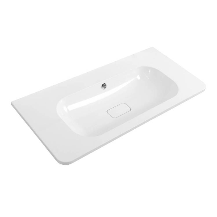 Раковина Cezares Relax CZR-1000/480-LV-MR-NV-W0 100 см, белая матовая