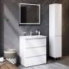Мебель для ванной Am.Pm Gem S BK91GF напольная 70x75 см, белый глянцевый фото 3