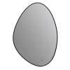 Зеркало Art&Max Como AM-Com-700-1000-DS-F-Nero с подсветкой, риверсивное, Черное, 100x70