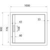 Поддон для душа Cezares Tray TRAY-AS-AH-100/90-30-W 100х90 фото 6