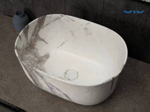 Раковина Gid Creativo Mnc9302 54481 матовая, под камень, 45x32x22