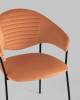 Набор из 2 стульев Stool Group Алексис AV 445-Cm-08 X2 оранжевый, велюр фото 8