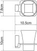 Стакан Wasserkraft Leine White K-5028White фото 3