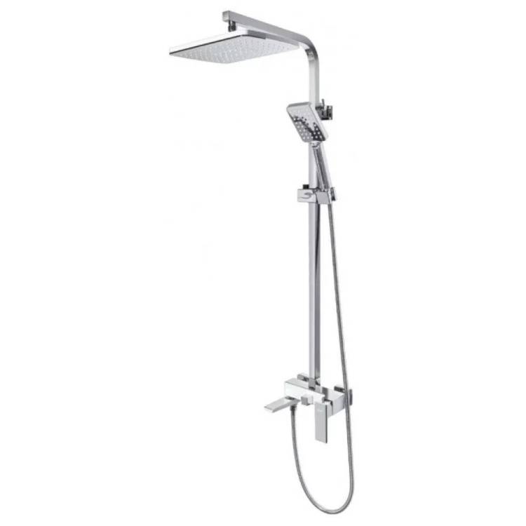 Душевая стойка Grocenberg GB7008WC белый, хром