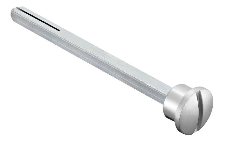 Квадрат Morelli LUX-SPINDLE-WC 110 CSA матовый хром, с кнопкой