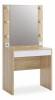 Стол туалетный Mebelson Зара MBS_SMZ-03.1623, SMZ-03.1623 дуб сонома/белый