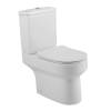 Унитаз-компакт BelBagno Norma BB339CPR/BB339T/BB089SC безободковый, с сиденьем микролифт, белый фото 2