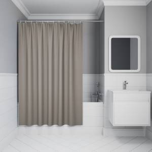 Штора для ванной Iddis Decor DW02P18i11 полиэстер, 200х180, бежевый