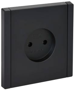 Розетка 1-местная IEK Forte&Piano FP-R10-10-K02 черный