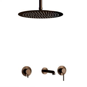 Душевой комплект Wasserkraft Rhein (Рейн) 9951.99DVR2.068.116.443BRG розовое золото матовое