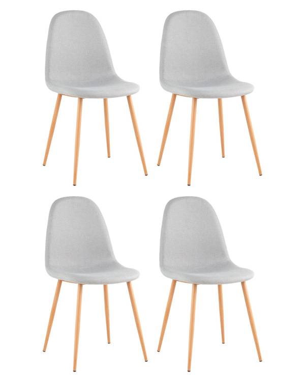 Набор из 4 стульев Stool Group Валенсия SN OS-001-V 1009-34 DUAL X4 светло-серый