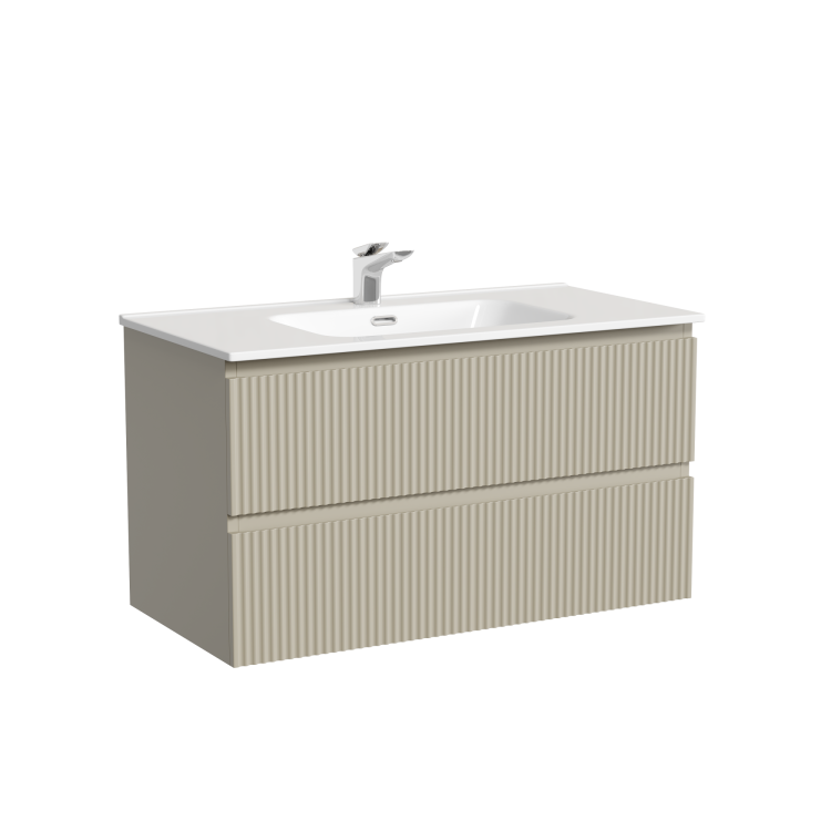 Тумба под раковину Sancos Snob R SNR90CE Beige Soft, 89x44.5x50