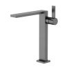 Смеситель для раковины Sancos Linn SC9020GG высокий, вороненая сталь