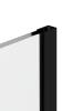 Шторка на ванну Watersense Paula W00213 профиль черный матовый, стекло прозрачное, 70x140 фото 10