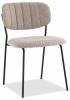 Стул Stool Group Кэрол FDC9003 DC2635-4A grey букле серый, черные ножки