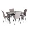 Стул Tetchair Monte Carlo Trend 25235 серый, черный, велюр фото 15