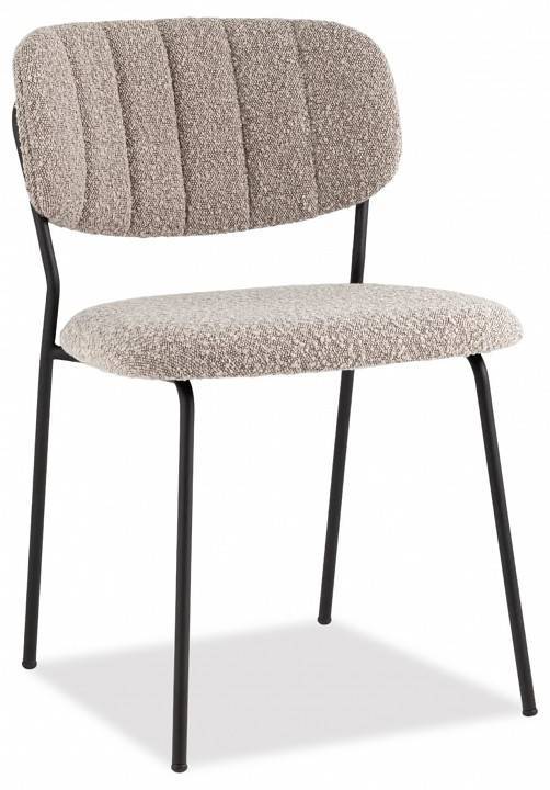 Стул Stool Group Кэрол FDC9003 DC2635-4A grey букле серый, черные ножки