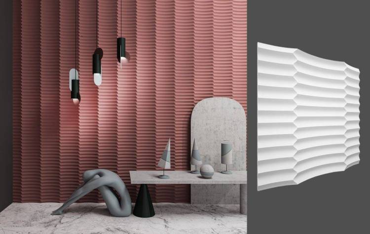 Гипсовая панель Deco Line Modern M-42 60x4x60