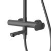 Душевая стойка Cezares Stylus STYLUS-CVD-NOP со смесителем и изливом, черный матовый фото 3