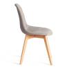 Стул Tetchair Cindy Soft (mod. C1021F1-1) 21233 Светло-серый HLR39/натуральный 55x48x83 фото 2