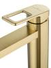 Смеситель для раковины Wonzon & Woghand WW-88239010-BG высокий, брашированное золото фото 4