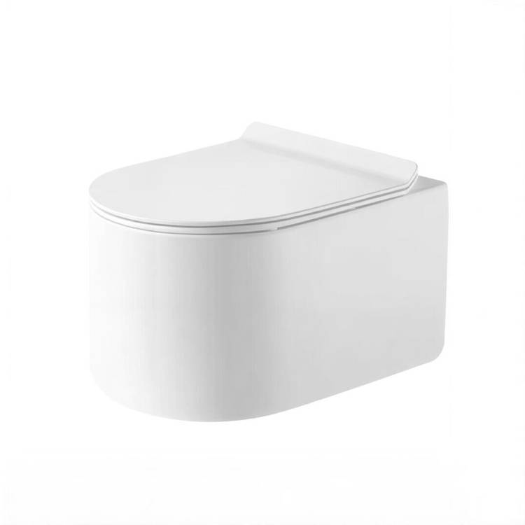 Унитаз подвесной Grossman Thin Rim GR-5606SQ сиденье микролифт, белый