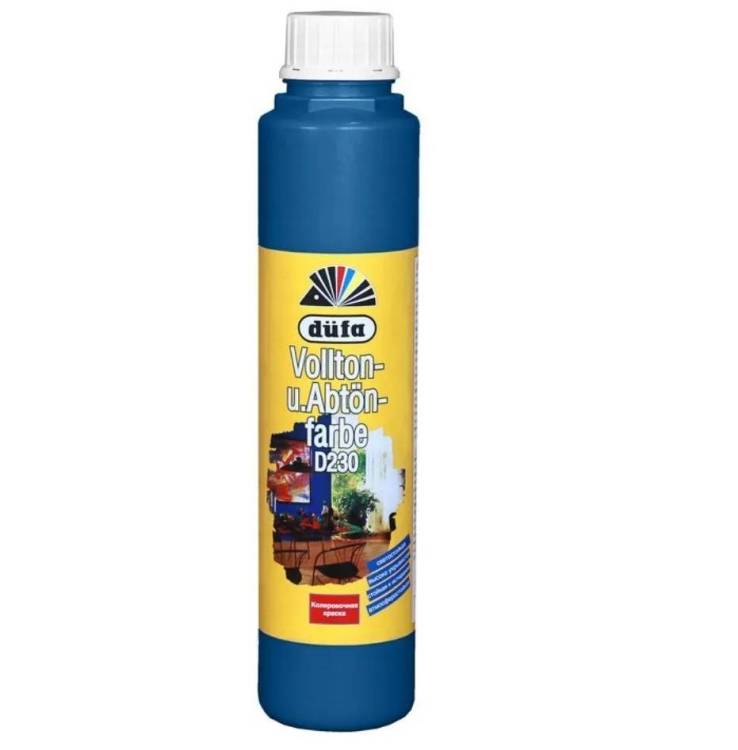Колорант водно-дисперсионный Dufa Vollton und Abtonfarbe D230-0106 синий 750 мл