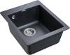 Комплект Paulmark Leer PM104249-BLM черный металлик + Смеситель Paulmark Logas Lo213021-418 для кухонной мойки, черный металлик фото 3