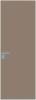 Межкомнатная дверь Profil Doors 1 AGK цвет профиля Матовый, стекло безопасное 4 мм монохром капучино 600x2000