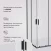 Душевое ограждение AM.PM Gem S W93G-403-090BT Slide стекло прозрачное, профиль черный матовый, 90x90 фото 6