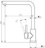 Смеситель для кухни Aquanet Steel AF211-41S фото 2