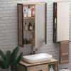 Шкаф-зеркало 1MarKa GRUNGE LOFT 60П Ц0000007992 Бежевый фото 3