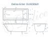 Чугунная ванна Delice Eclat DLR230621 170x70, без ножек фото 8