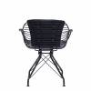 Кресло Stool Group Thomas TMS-18A-P18 BL/BL с черной подушкой фото 4