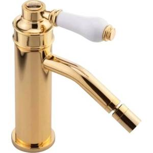 Смеситель для биде Migliore Ermitage Mini 28584 белый, золото