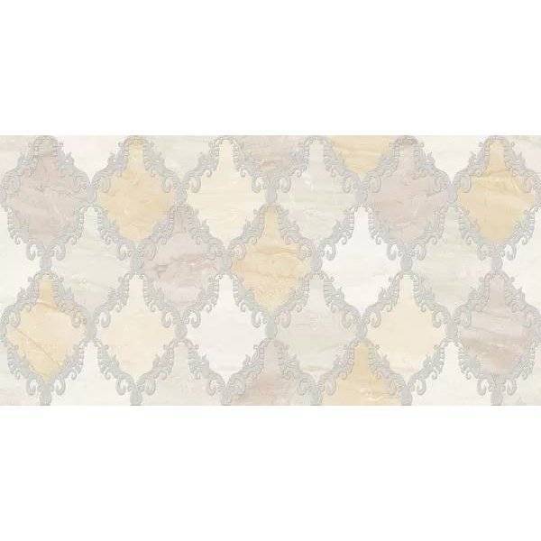 Декор Beryoza Ceramica Дубай 3 Ромбы Светло-Бежевый 25x50