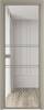Межкомнатная дверь Profil Doors 2 AX цвет профиля Никель матовый, стекло безопасное 6 мм ромб белый 700x2000