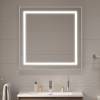 Зеркало BelBagno SPC-KRAFT-800-800-SENS-AL с подсветкой и подогревом, Сатин фото 5